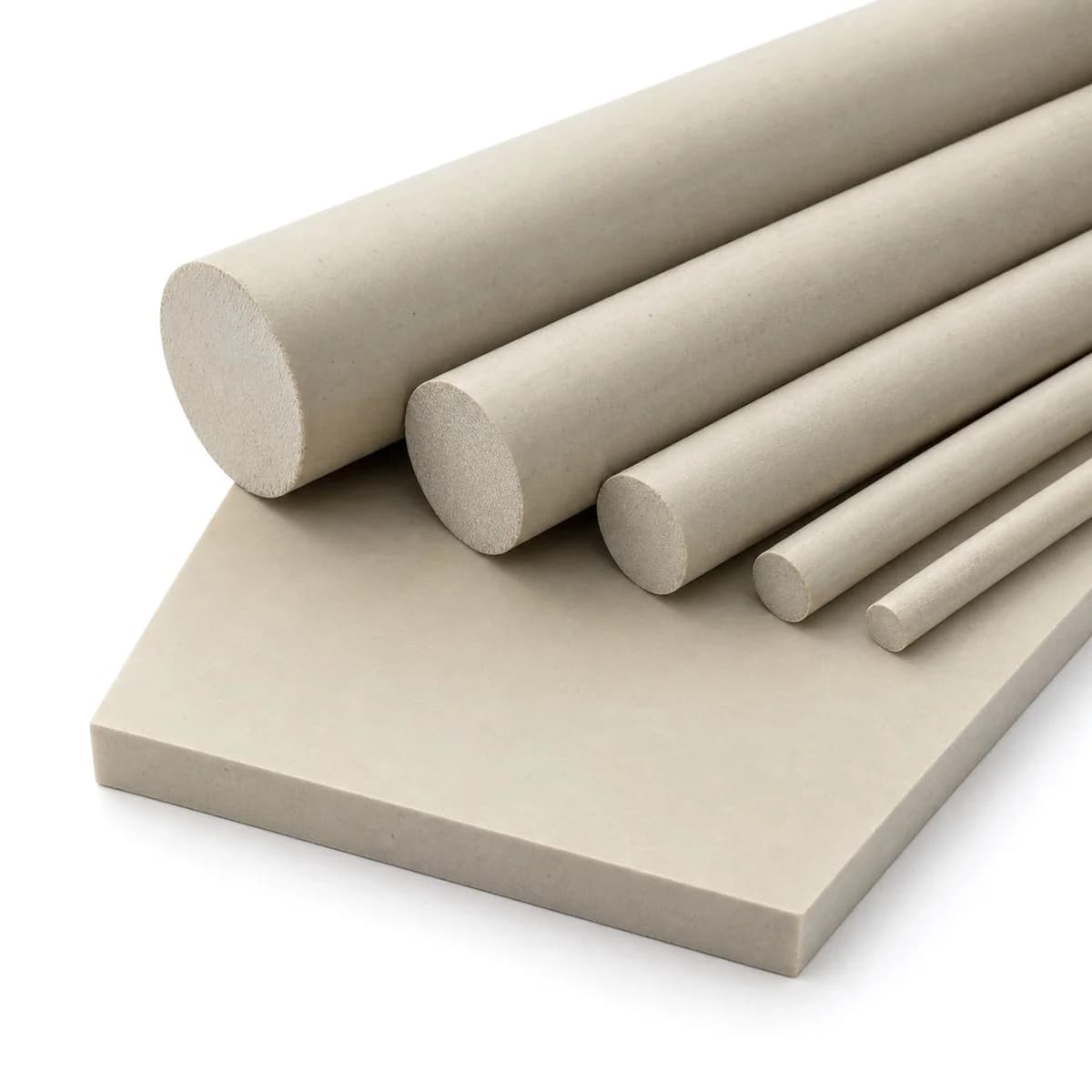 PEEK Rod engineering plastic stock image 5