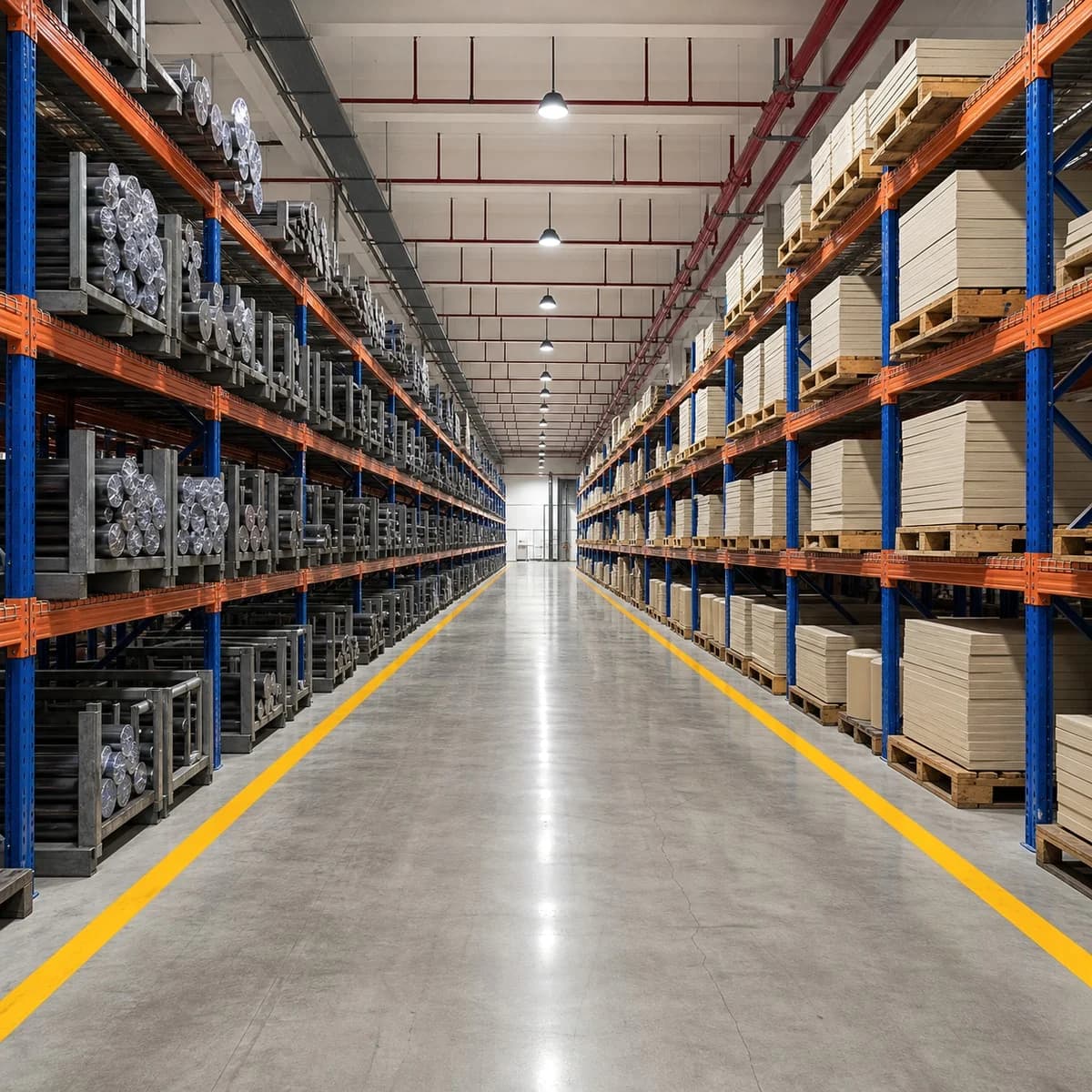 PEEK Sheet warehouse stock and industrial inventory image