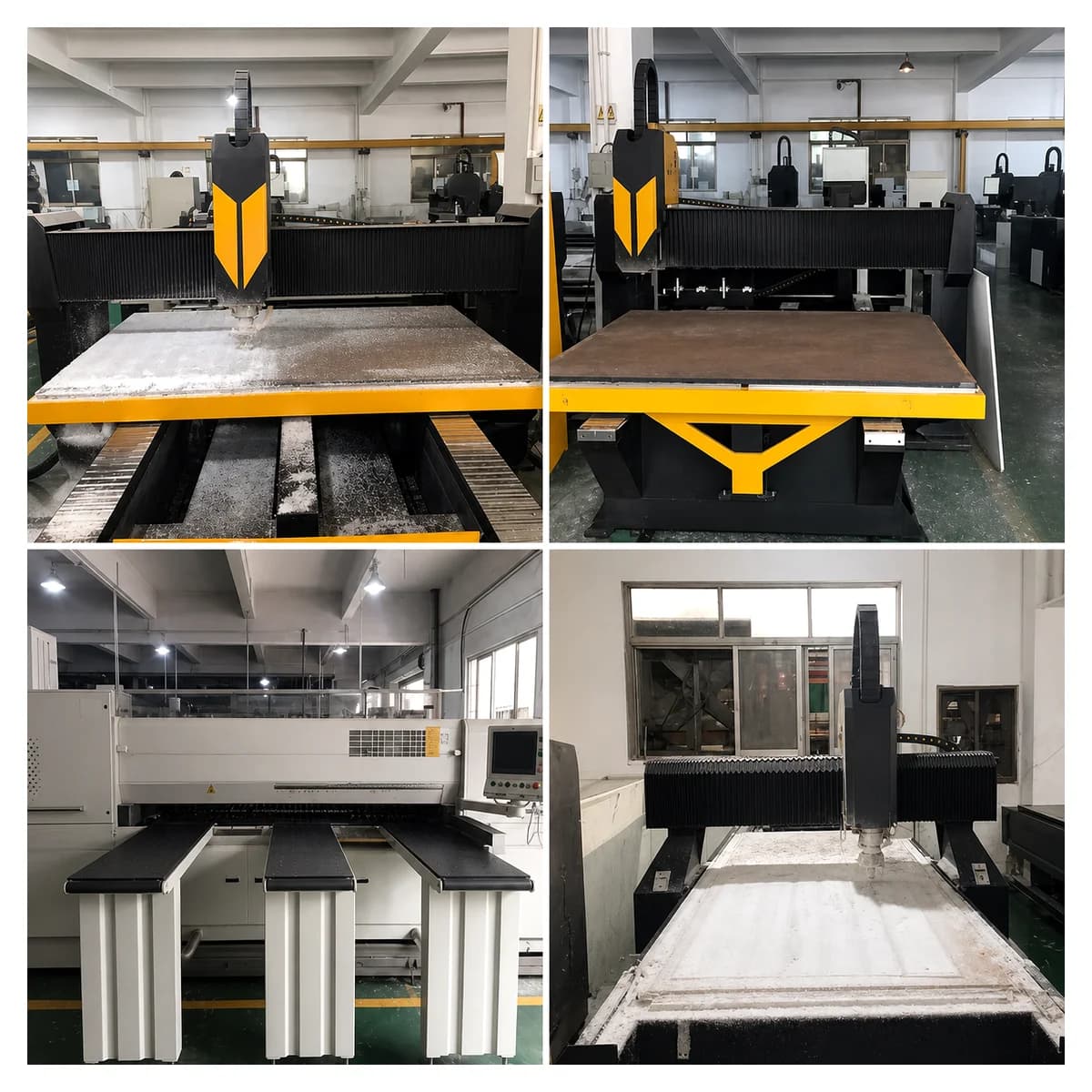 CNC routing equipment used for machining industrial plastic components