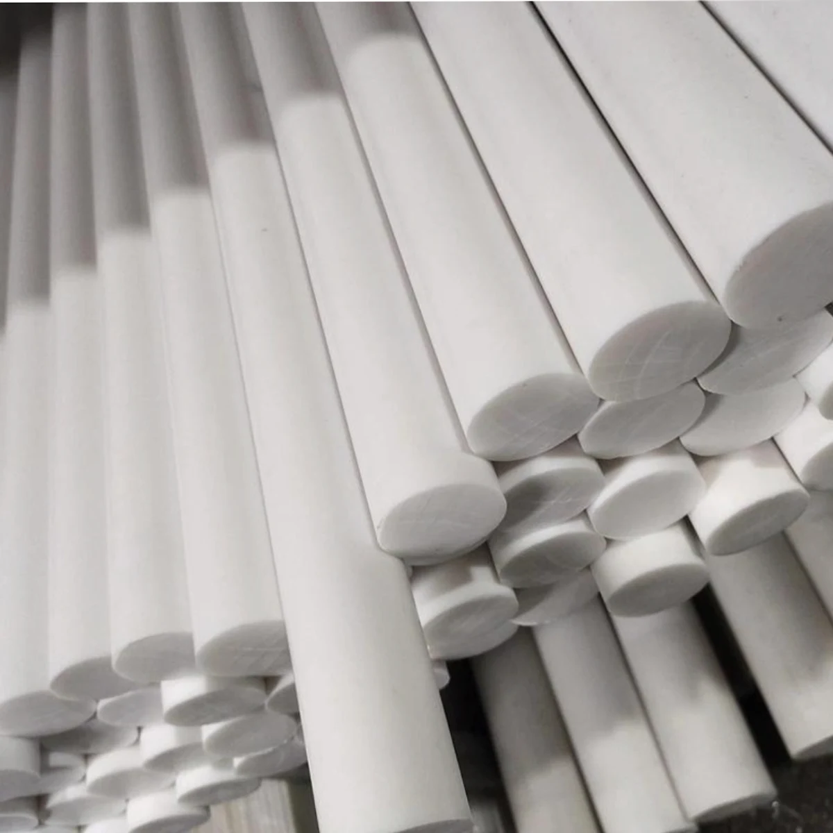 PTFE rod stock for industrial machining