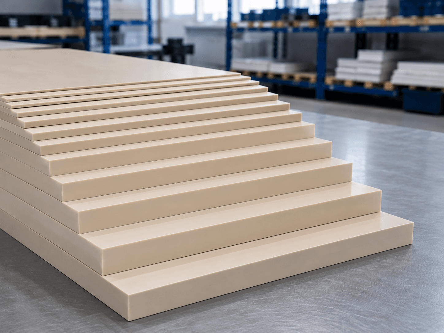 PEEK Sheet engineering plastic stock image 1