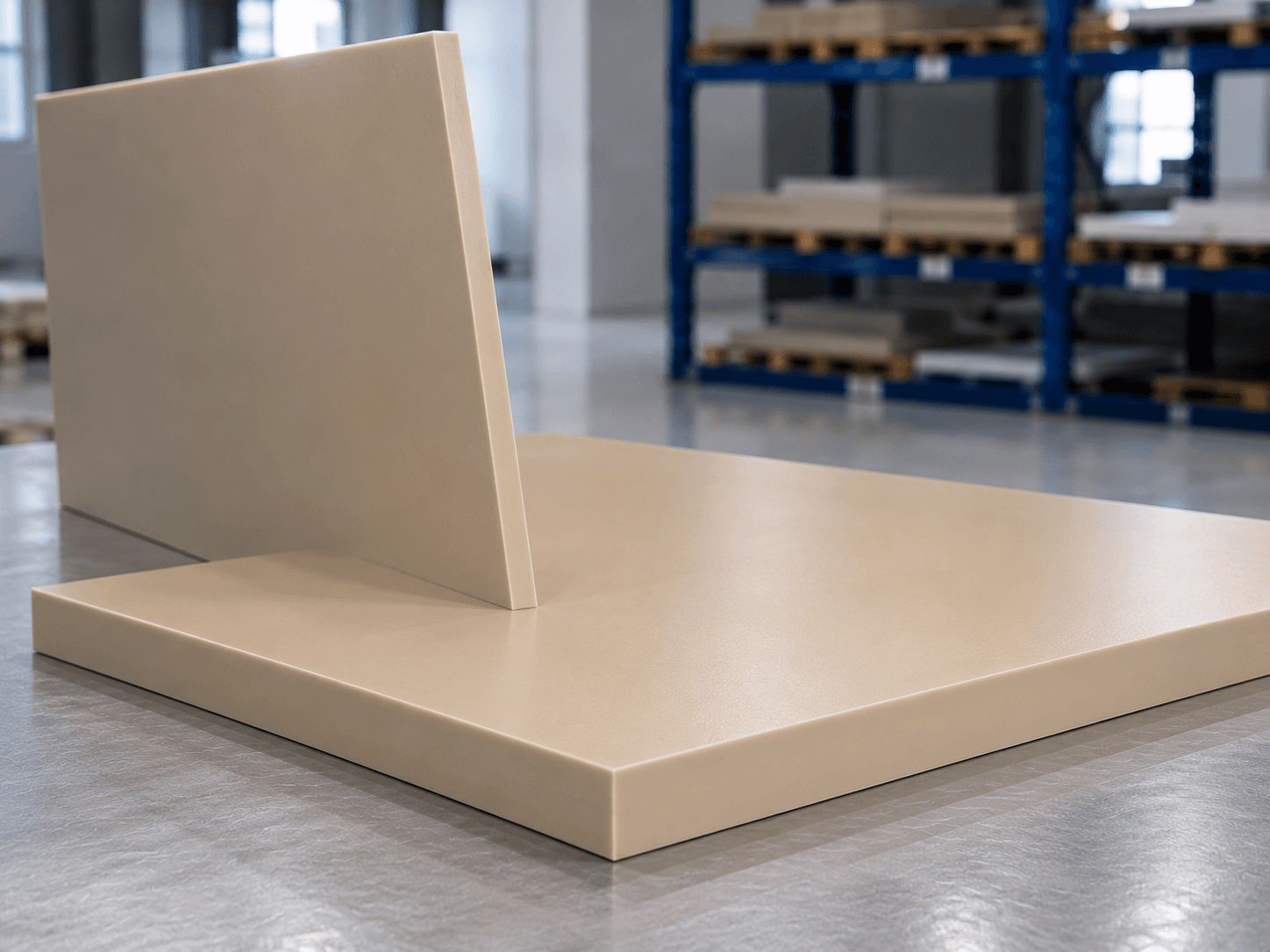 PEEK Sheet engineering plastic stock image 2