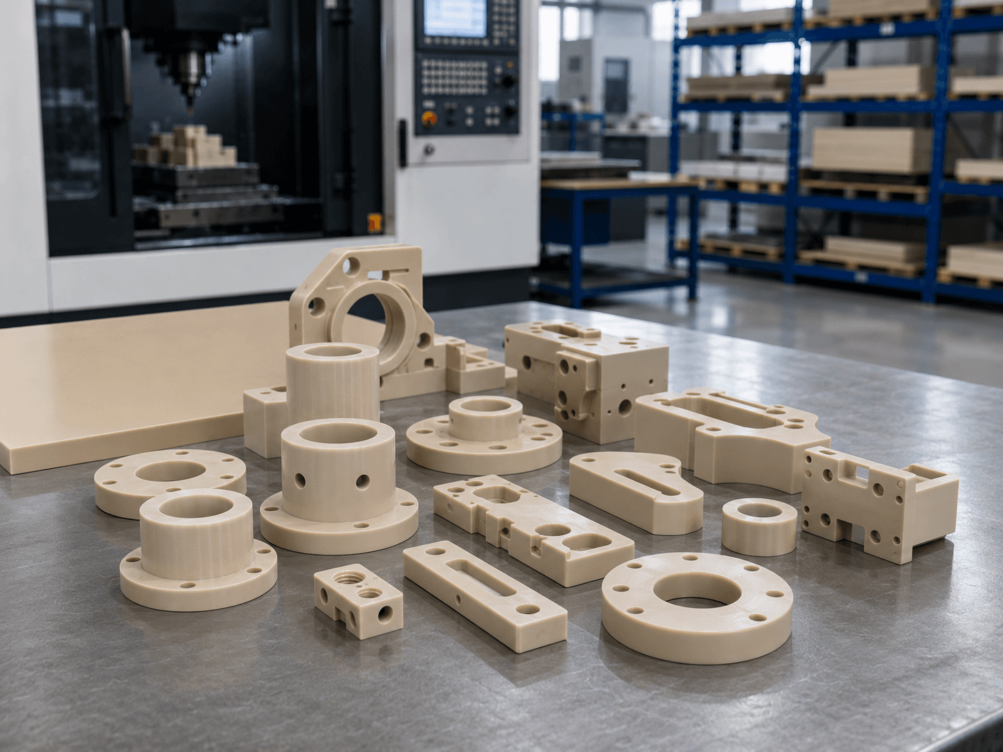 PEEK Sheet engineering plastic stock image 4